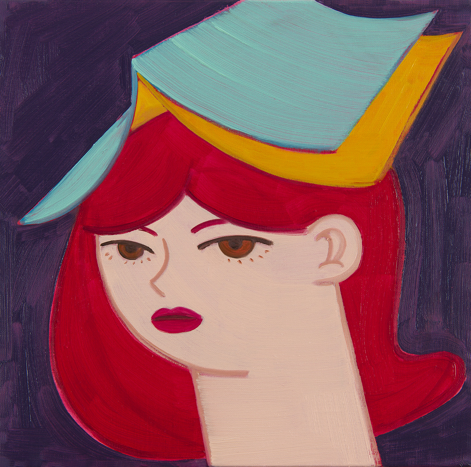 [19phj06]소녀(book)_2019_Oil on canvas_45.5×45.5(cm).jpg