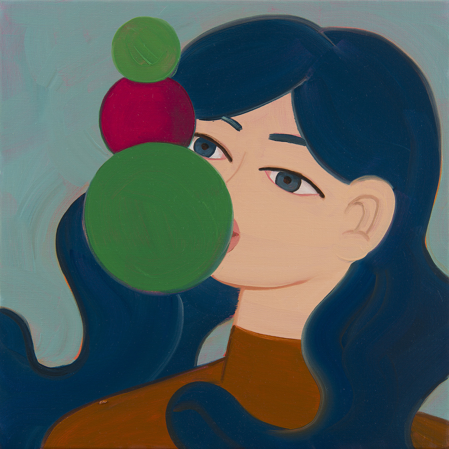 [19phj07]소녀(chewing gum)_2019_Oil on canvas_45.5×45.5(cm).jpg