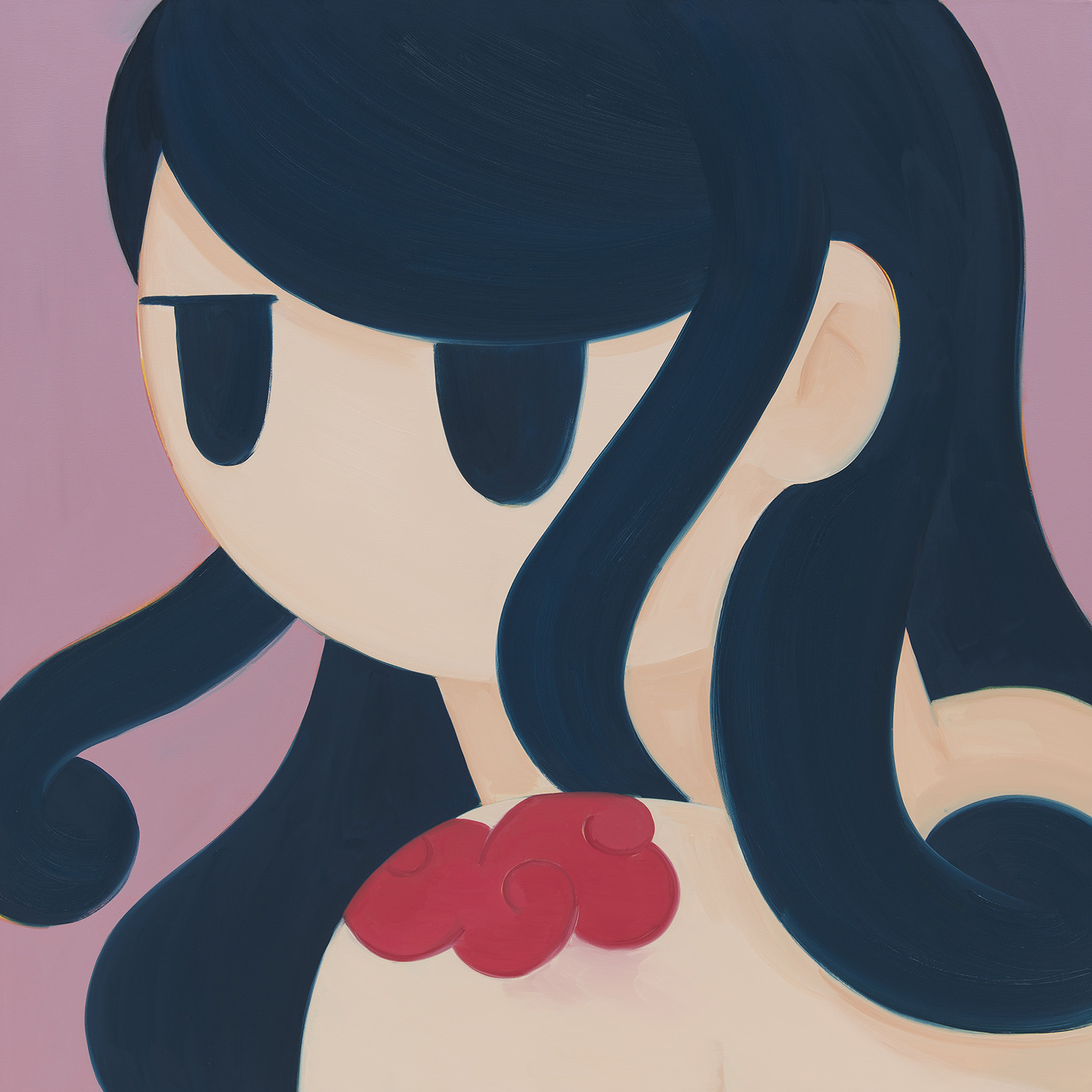 [21phj31]나 어때(HOW DO I LOOK)_2021_Oil on canvas_91x91cm.jpg