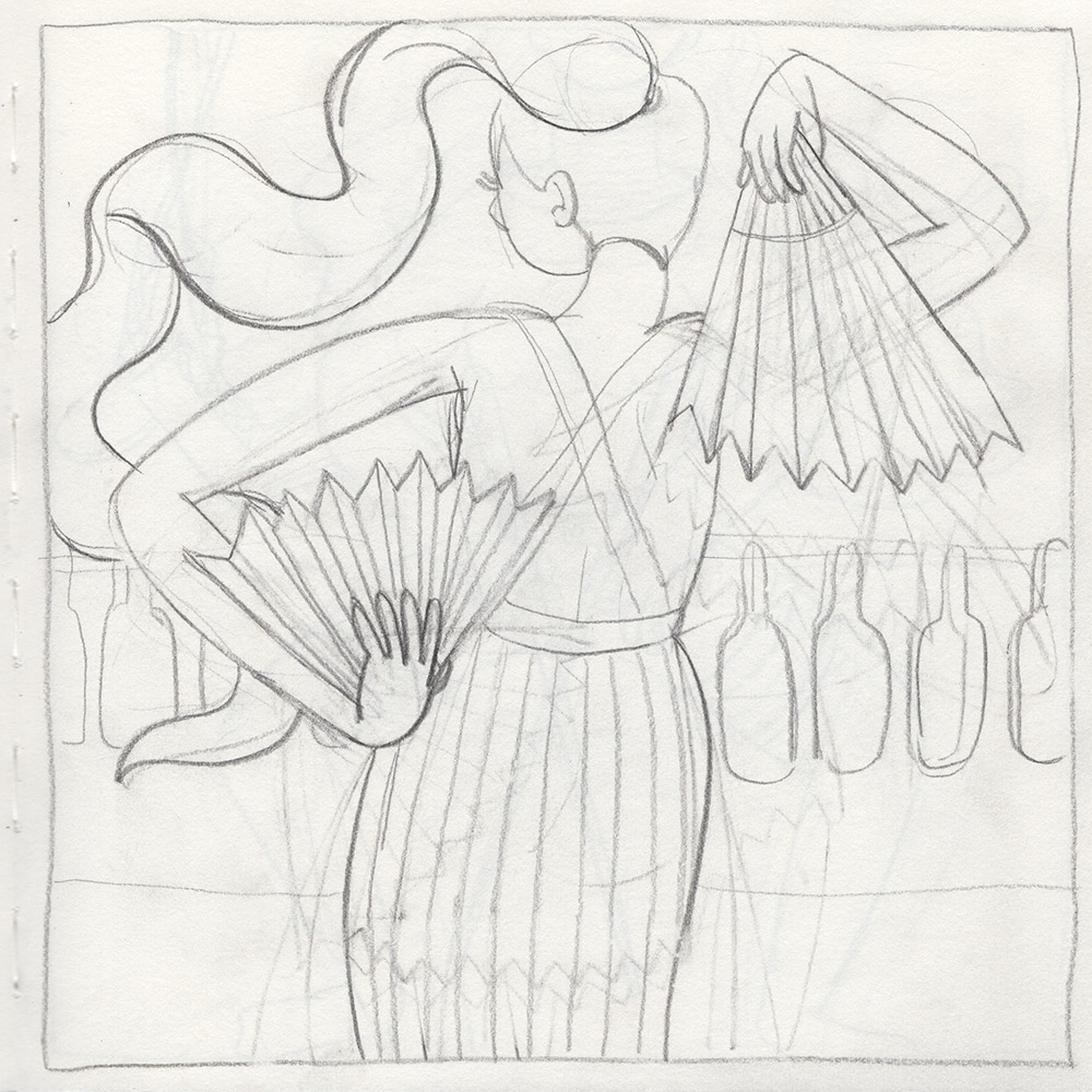 [17dhj009] untitled_2017_Oil pencil on paper_21×21(cm).jpg
