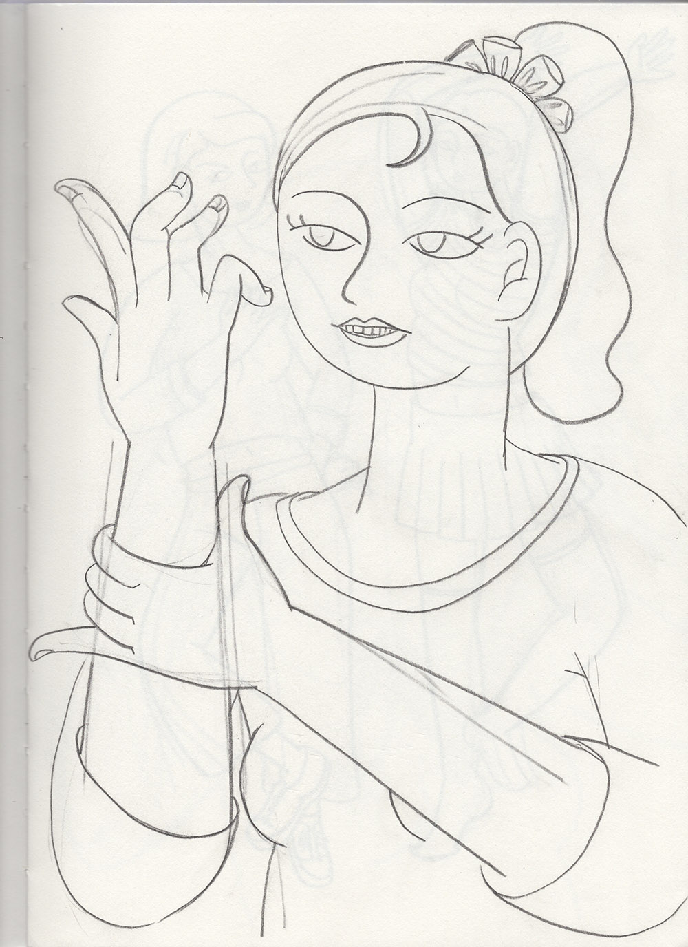[17dhj025] untitled_2017_Oil pencil on paper_29.7×21(cm).jpg