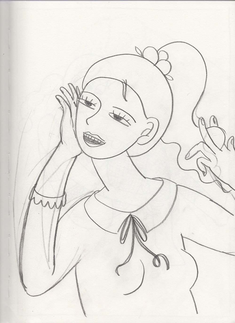 [17dhj027] untitled_2017_Oil pencil on paper_29.7×21(cm).jpg