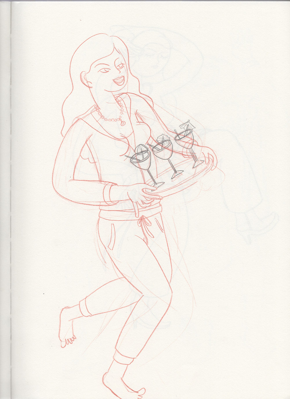 [17dhj031] untitled_2017_Oil pencil on paper_29.7×21(cm).jpg
